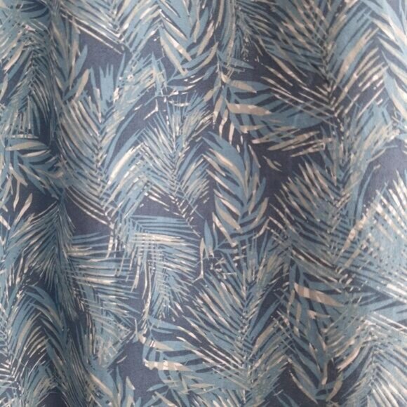 GAP 100% Cotton Classic Fit Button Down Shirt Tropical Print Blue Men's Sz XXL - Picture 11 of 13